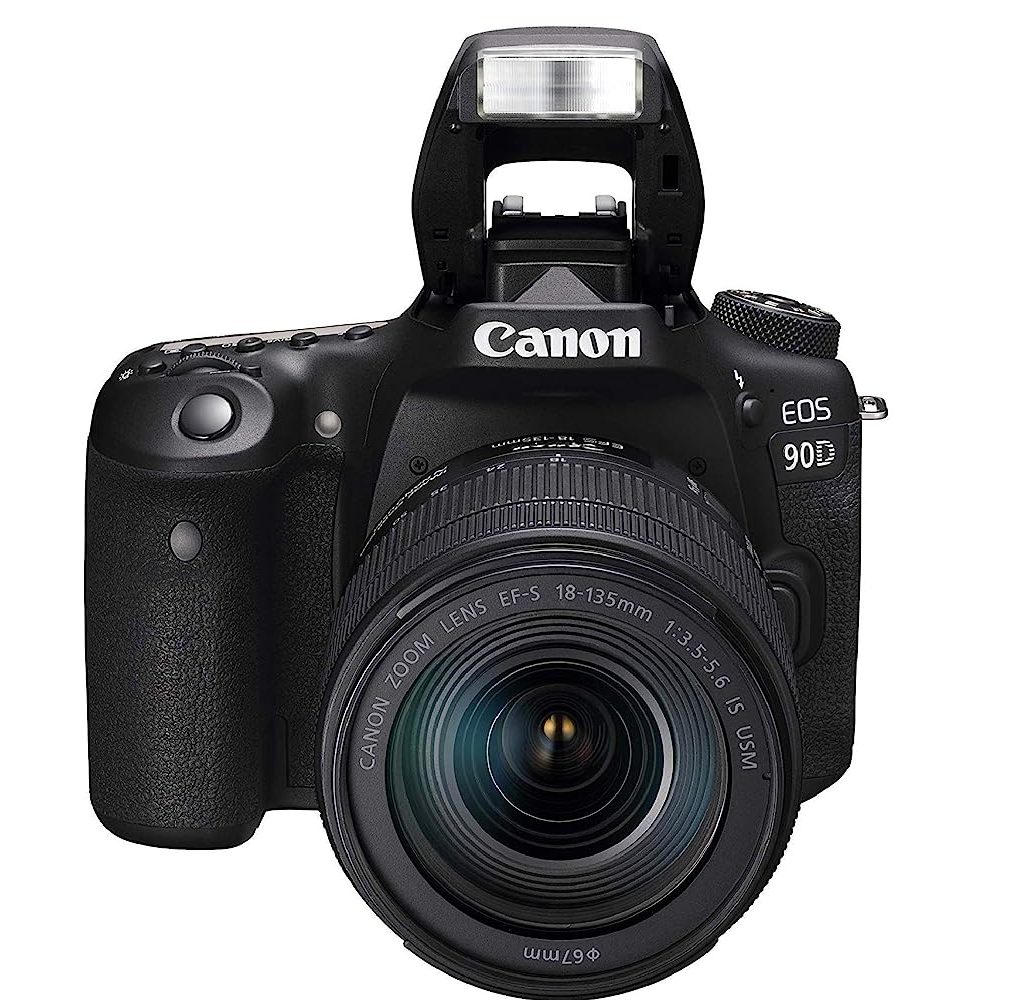 Canon EOS 90D: "Canon EOS 90D DSLR – 32.5MP APS-C sensor, 45-point AF system, 4K UHD video